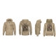 ColdCell - Age of  Unreason Zipper Hoodie (beige)