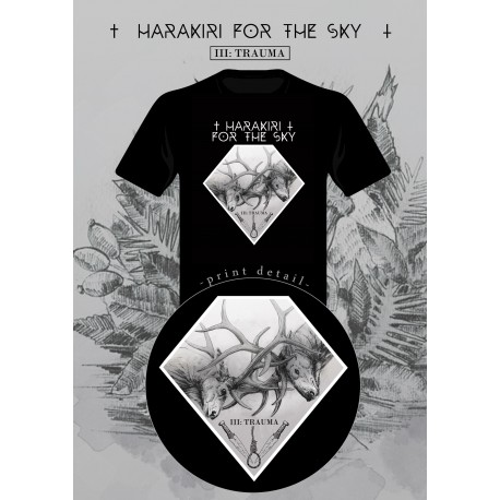 Harakiri for the Sky - III: Trauma Black Shirt & Girlie Shirt