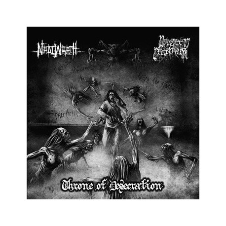 Nadiwrath / Preteen Deathfuk - Throne Of Desecration Split CD